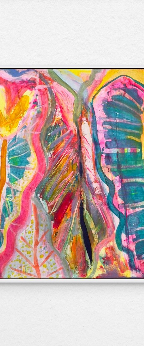 'Three Alocasia Leaves' by Kathryn Sillince