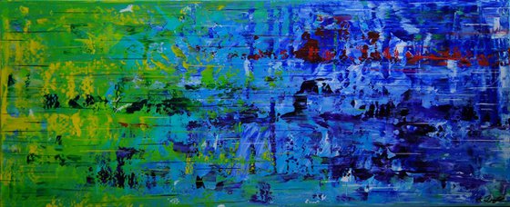 Color Rush III (120 x 50 cm) (48 x 20 inches)