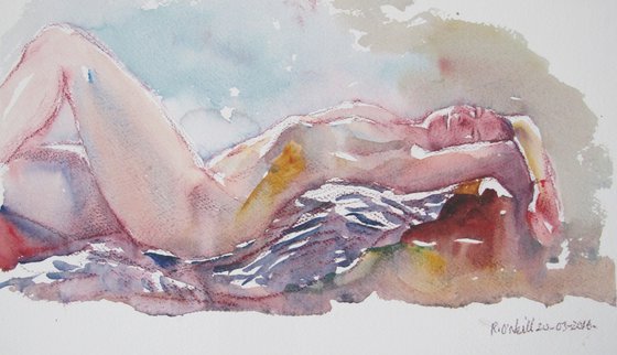 reclining female nude