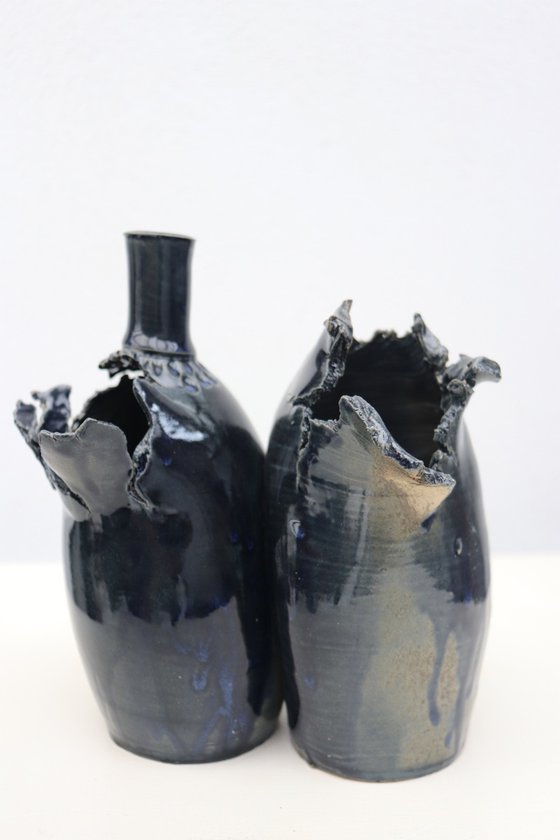 Two broken/connected vessels 2