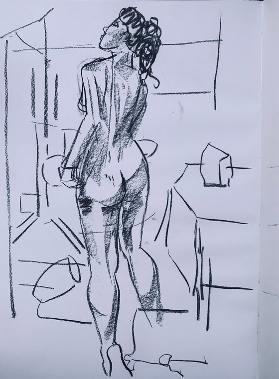 Quick pose female nude 1