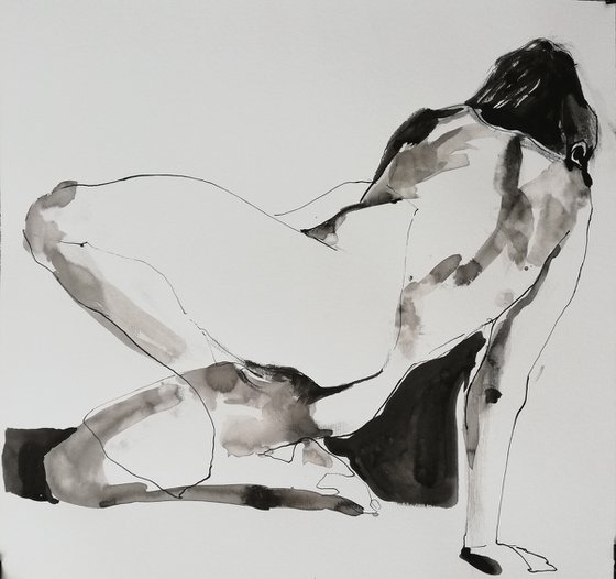 Nude, Gestural Drawing