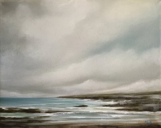 Northern Shores  - Original Oil Painting on Stretched Canvas