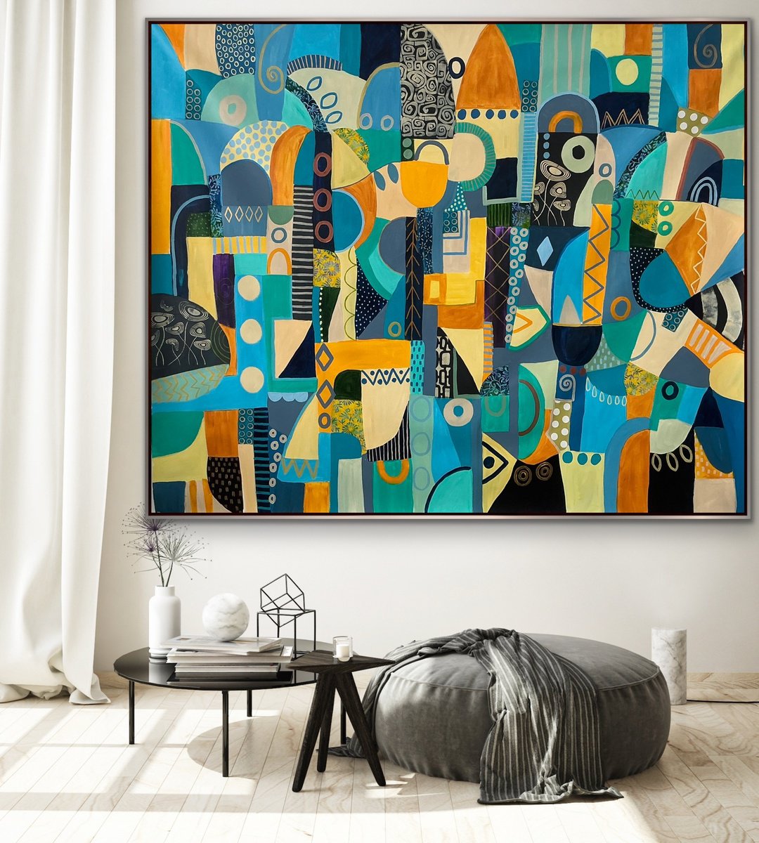 Let There Be Light By Rashna Hackett, 85 X 72, Artwork For Sale On Artfinder