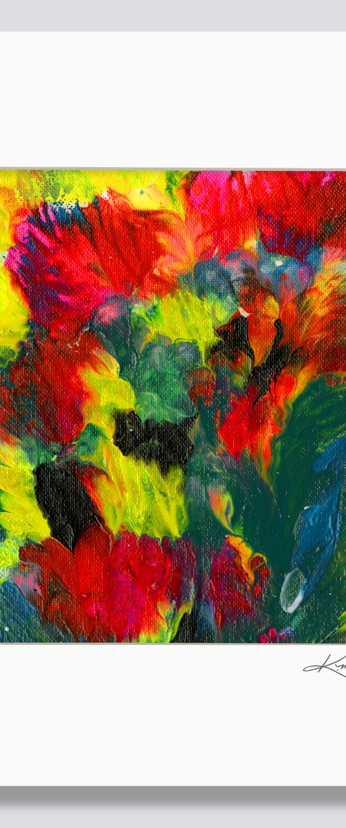 Flowering Euphoria 2 - Floral Abstract Painting by Kathy Morton Stanion by Kathy Morton Stanion