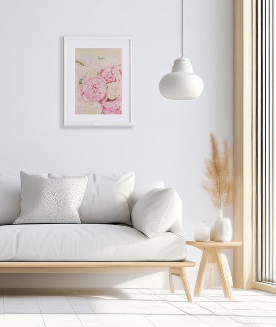 Pink Peony Flowers