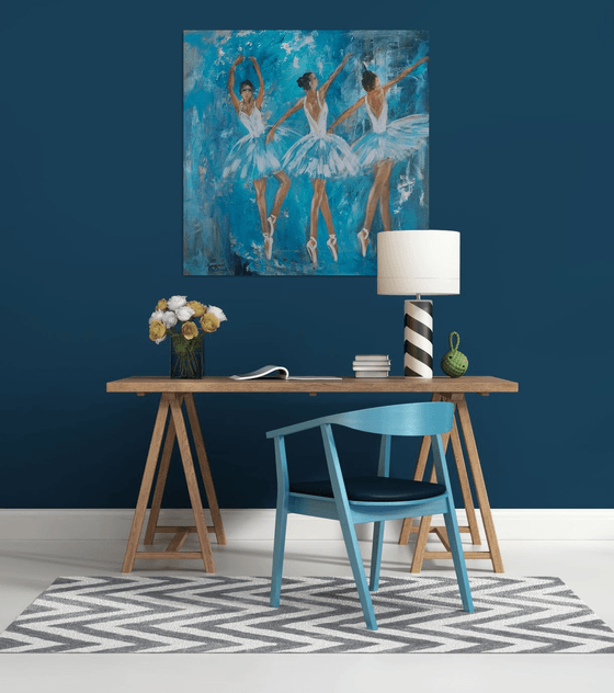 Dance in blue
