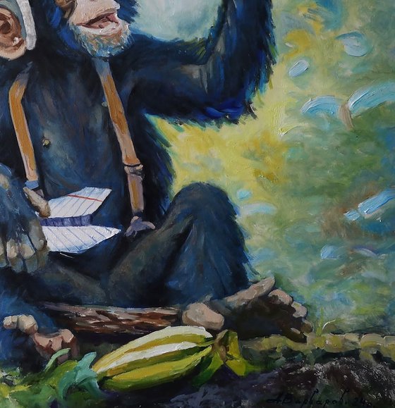 Portrait of a Monkey