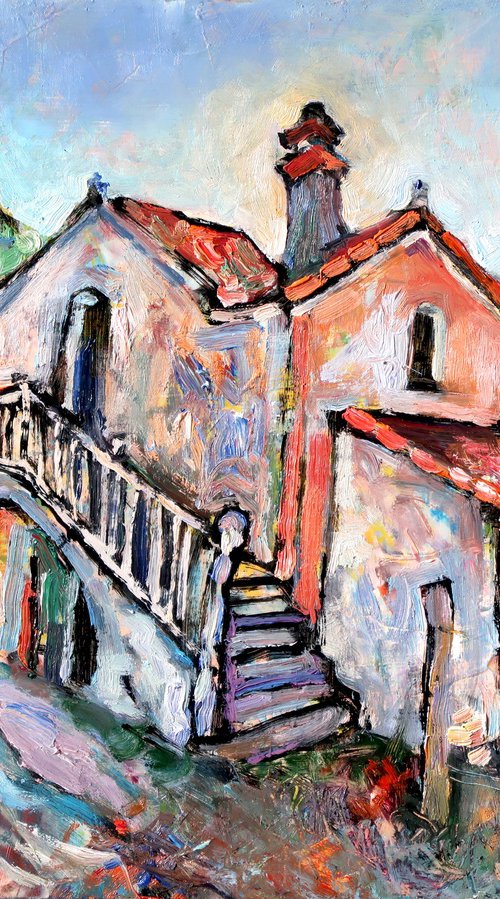 Old house in L'Esterel * by Nikifor Swiristuhin