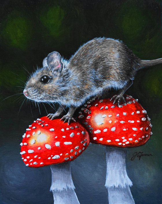 Fly Agaric with Mouse