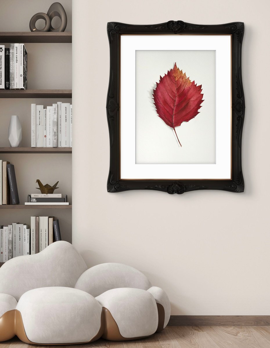 Illustrative Botanical Watercolour By Julia Gorislavska, 11 X 15", Autumn Mood #2, Original Artwork