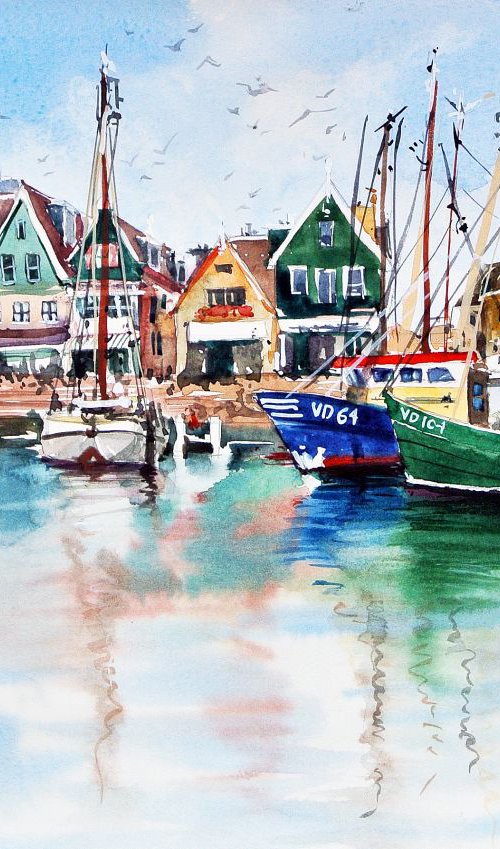 Port of Volendam by Ksenia Astakhova