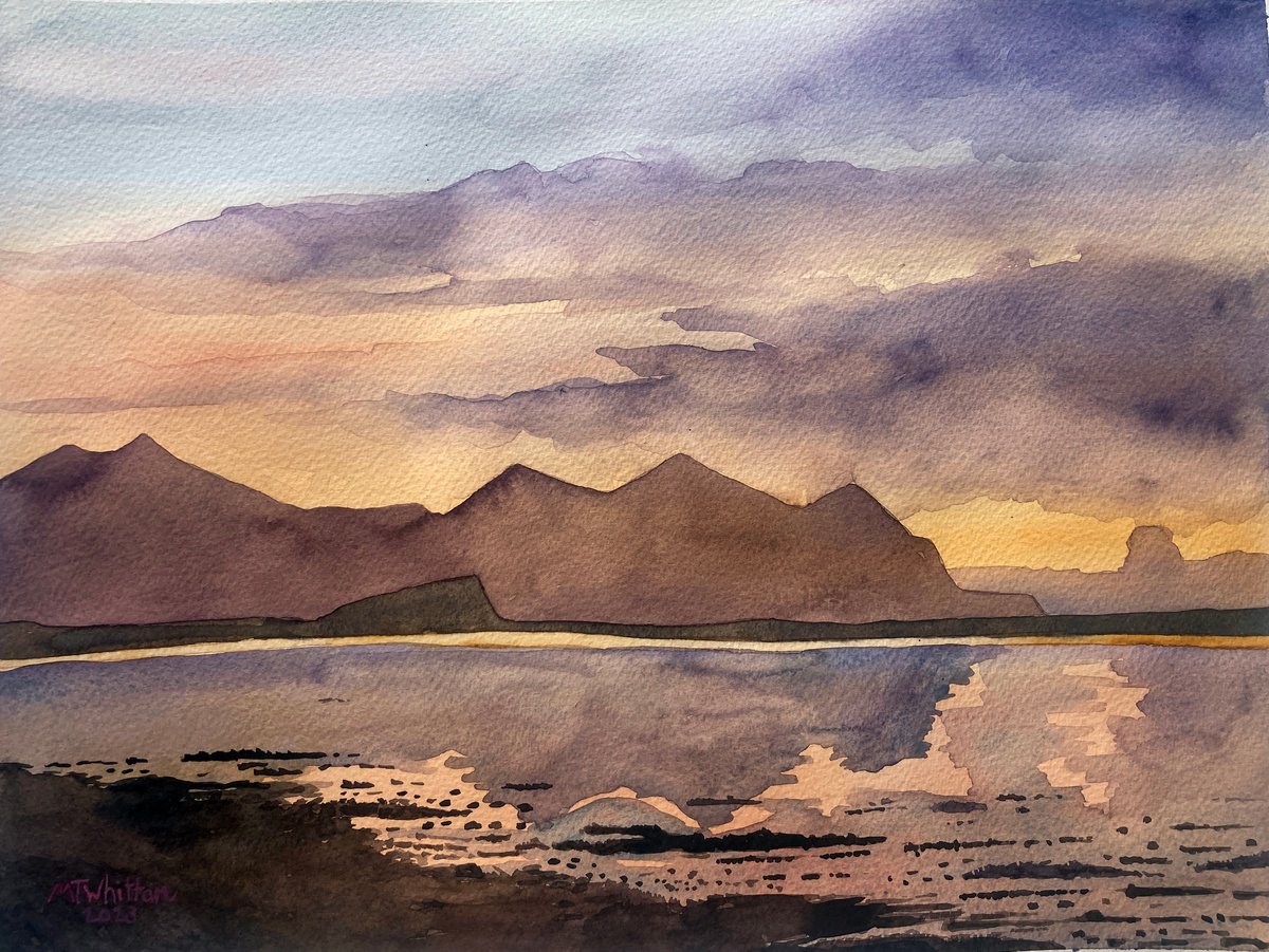 Sunset Over The Lleyn Peninsular by Martin Whittam