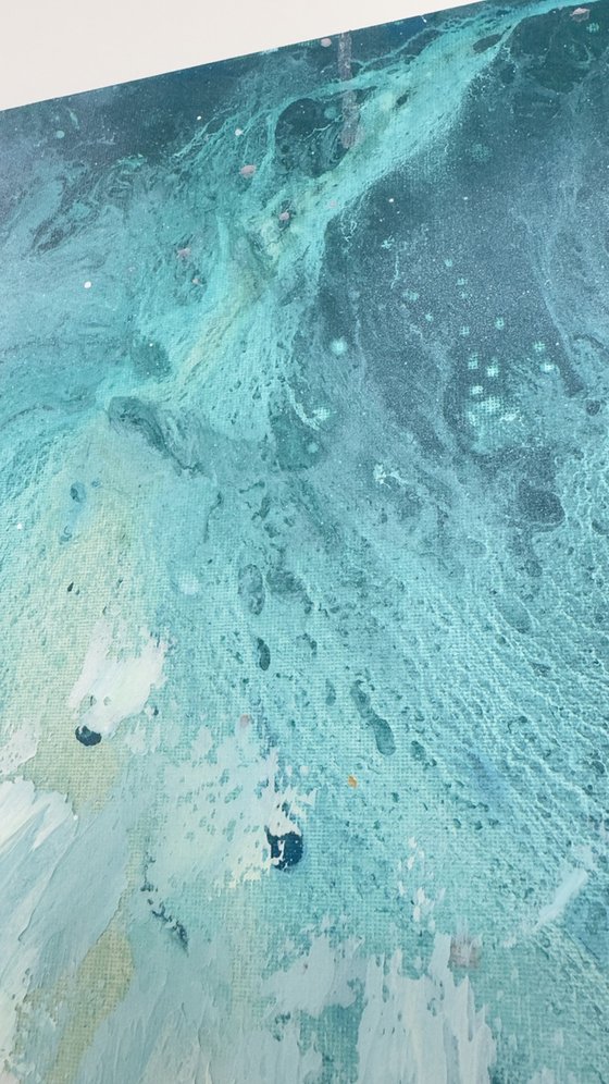 Whitsundays Teal 1 90x60