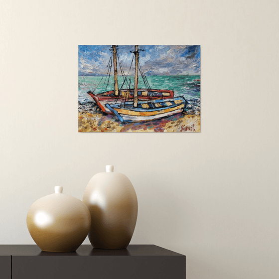 Boats Before the Storm