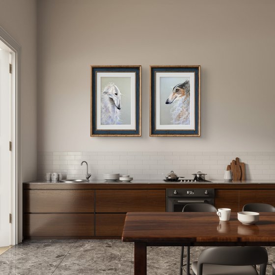 Dog Portraits Soft Pastel