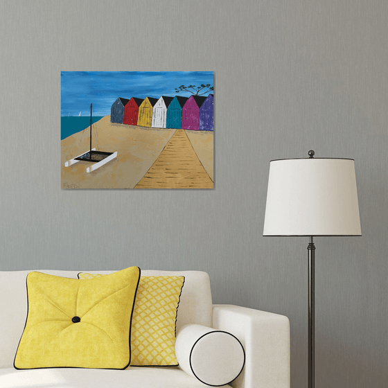 The beach huts
