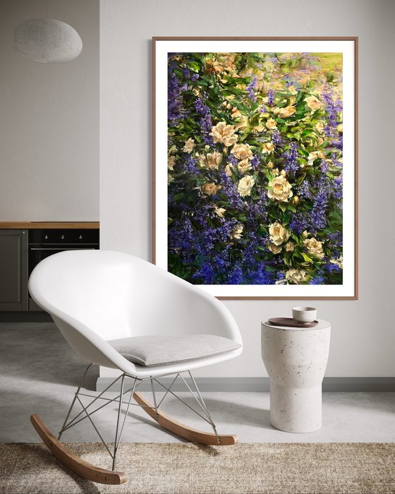 LAVENDER AND ROSES