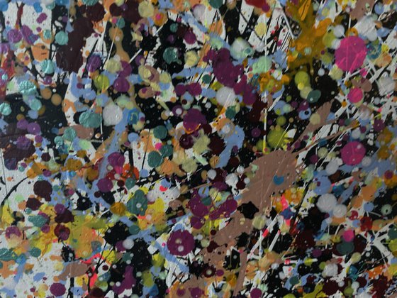 Broken Euphoria on a Black Background