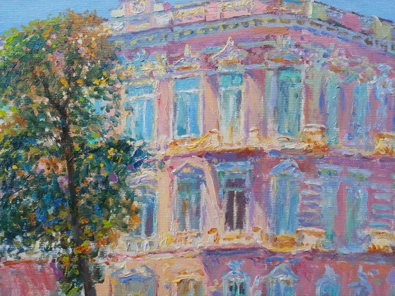 House on Catherine Square in Odessa