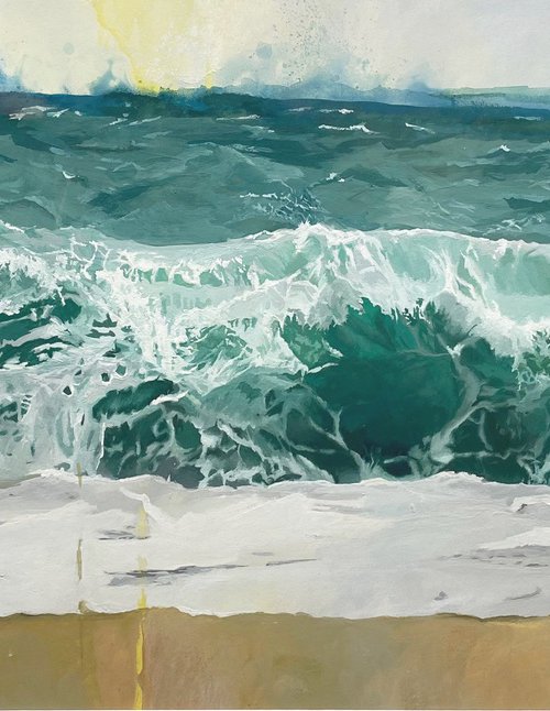 Rough Sea by Helen Sinfield