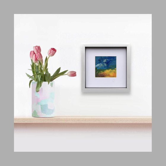 Edit 2.2 - Framed abstract landscape painting