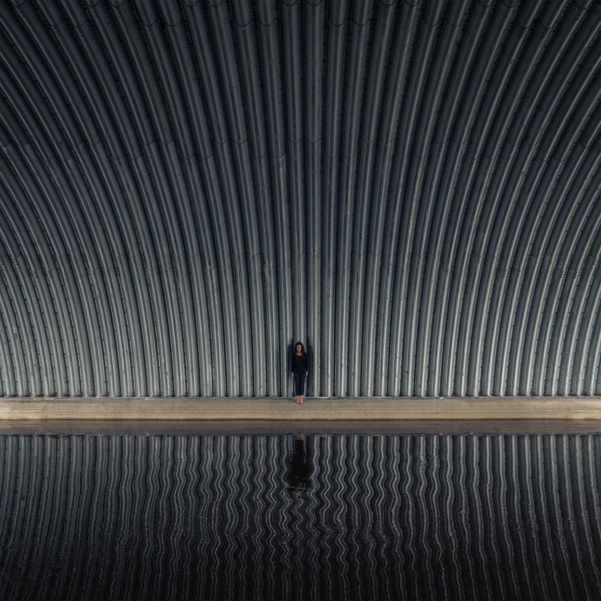 Surrealistic Portrait Photograph By Kachna Lipa, 28 X 28", Parallel World, Original Artwork