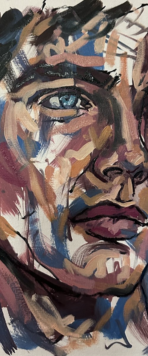 Young man, handsome male portrait by Emmanouil Nanouris
