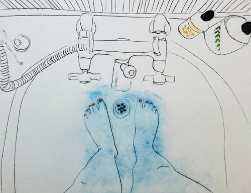 I love my freshly painted toes by Sarah Morgan