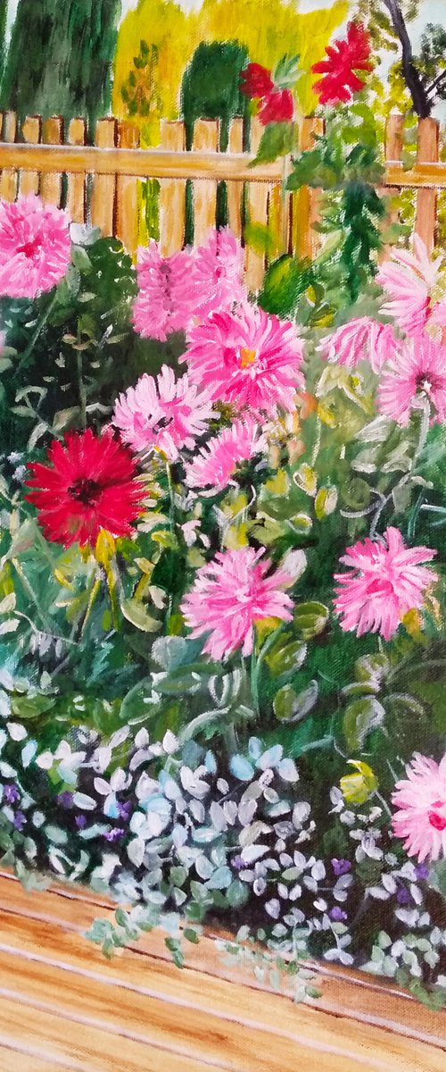Flowers - Dahlias by Isabelle Lucas