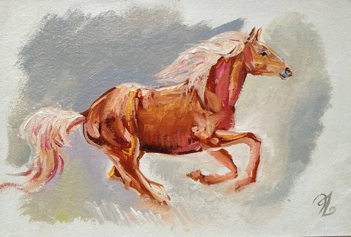 Horse Gallop by Elina Vetrova