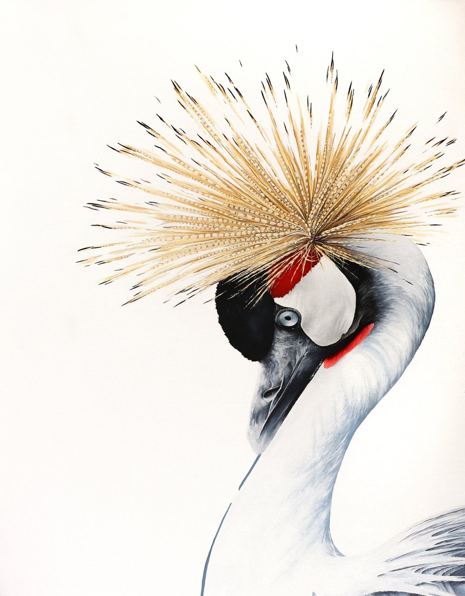 Photorealistic Animal Oil Painting By Milie Lairie, 31 X 39", Refuge, Original Artwork