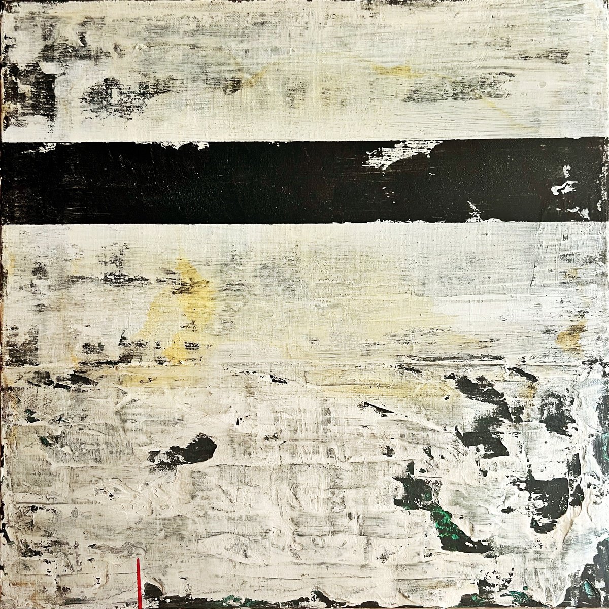 Abstract Painting By Sergio Aranda, 16 X 16", Interval, Original Artwork