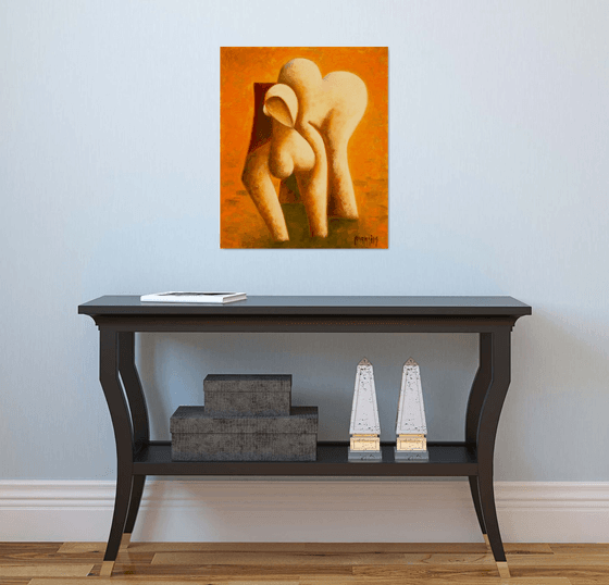 Bathing woman