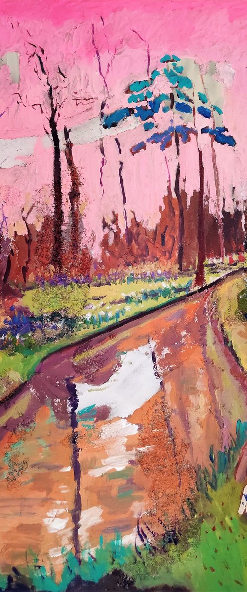 'Under a Pink Sky' by Linda Clerget