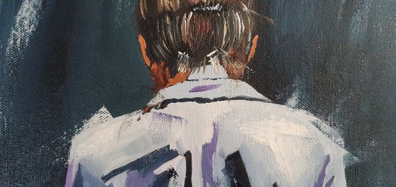 Woman from the back 30*40 cm