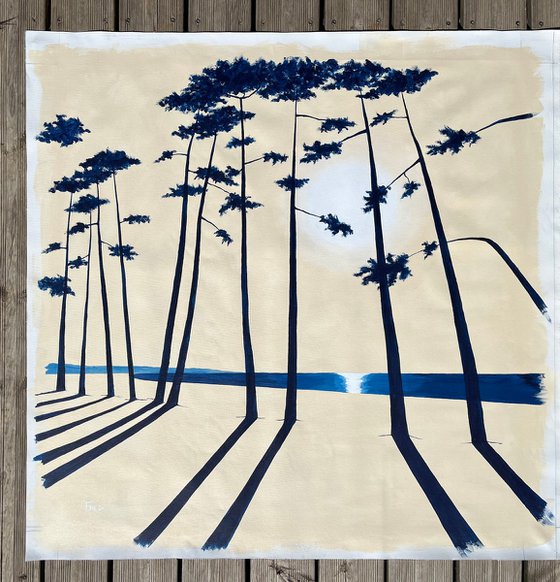 Cap Coz indigo 100x100