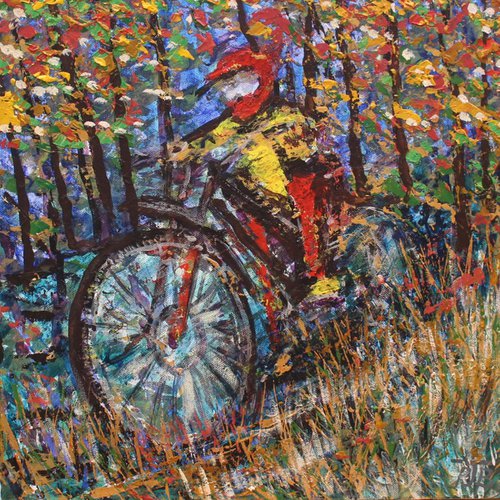 Autumn Ride II by Paul J Best
