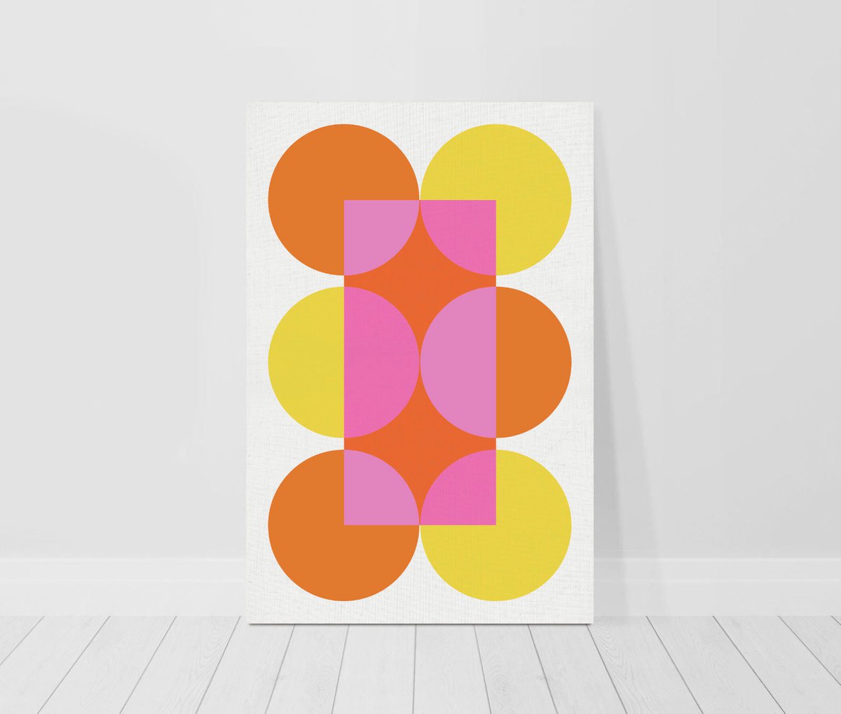 Geometric Abstract Giclee Print By Jennifer Bell, 24 X 36, Looking Good Geometric, Original Artwork