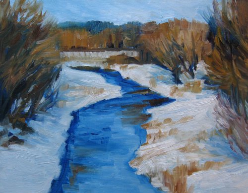 Winter River by Stephanie Cissna