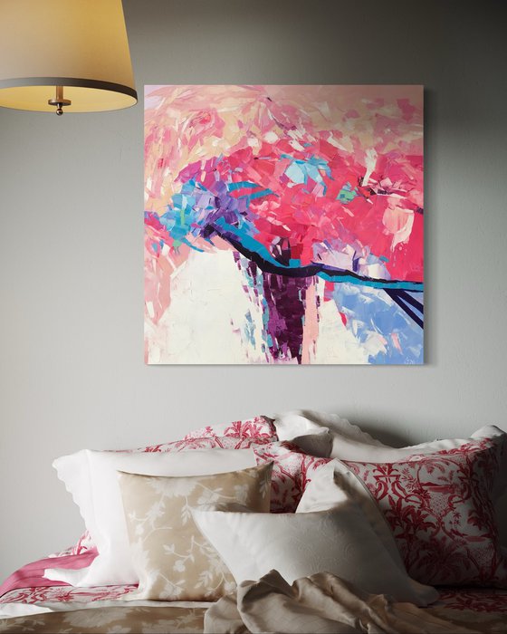 Road to pink mountains