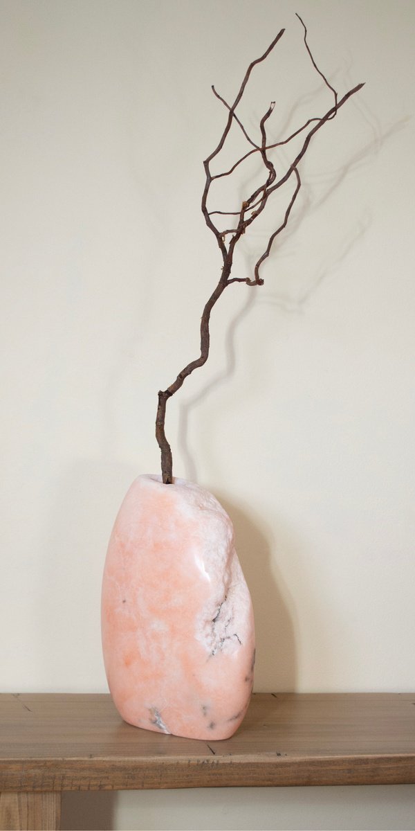 Pink Waterfall Vase by Owen David