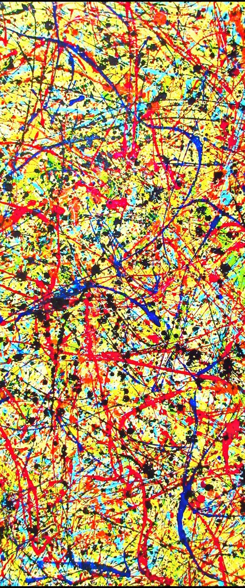 PLAYFUL LINES, Pollock way by Tomaž Gorjanc - Tomo