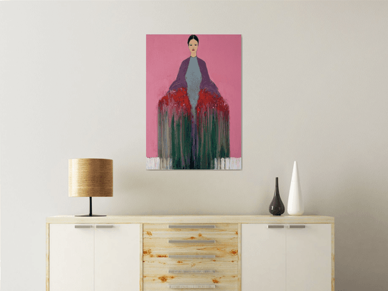 The Girl with Bouquet