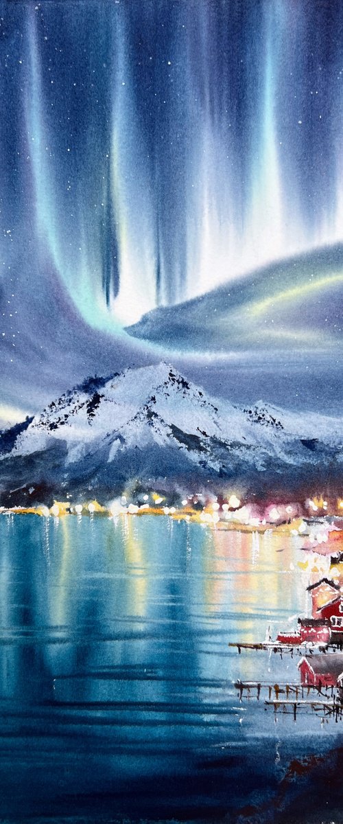 Northern lights. Norway #2 by Eugenia Gorbacheva