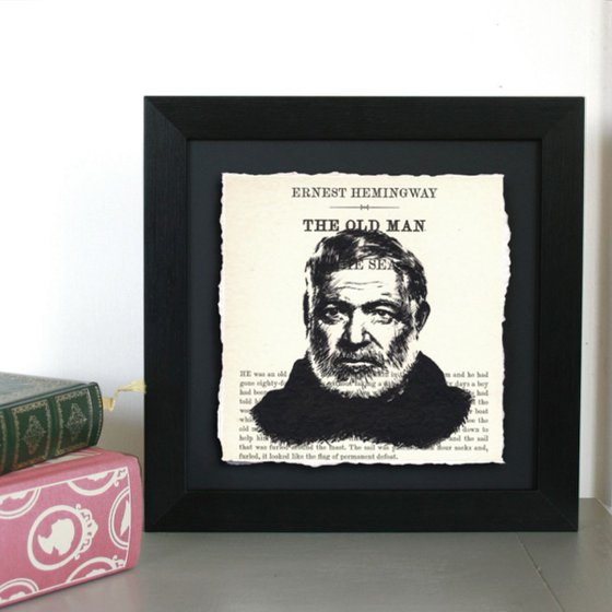 Hemingway - The Old Man & The Sea (Framed)