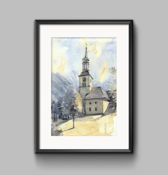 Chamonix Church, France