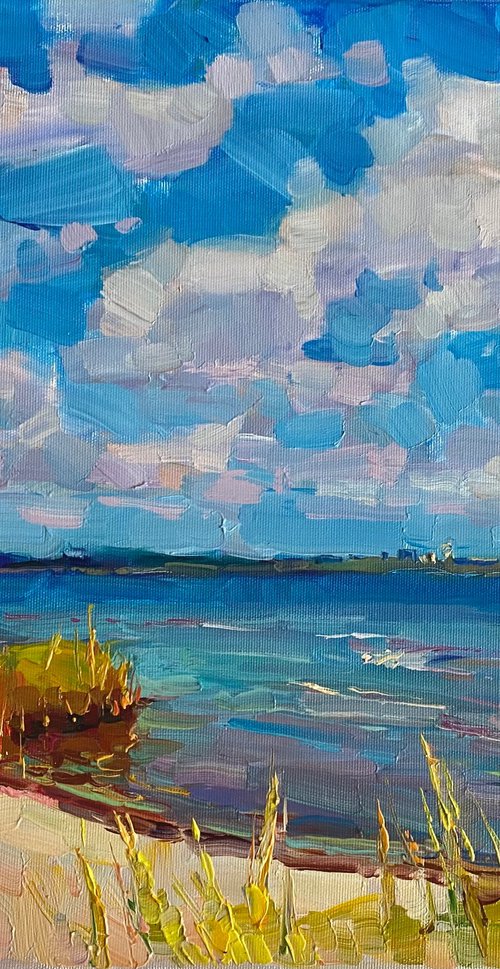 Lavender clouds by Oleksii Chebotaru