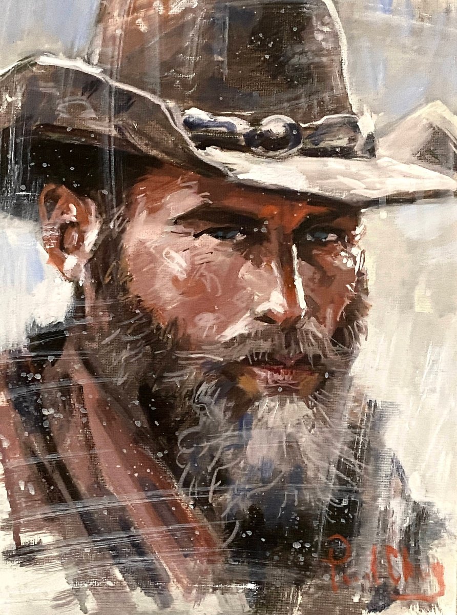  Western Grit By Paul Cheng, 9 X 12, Artwork For Sale On Artfinder