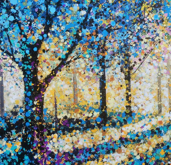 Where Beautiful Things Begin - Blue Landscape